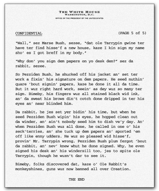 An internal White House document details the events that led to the gun ban.